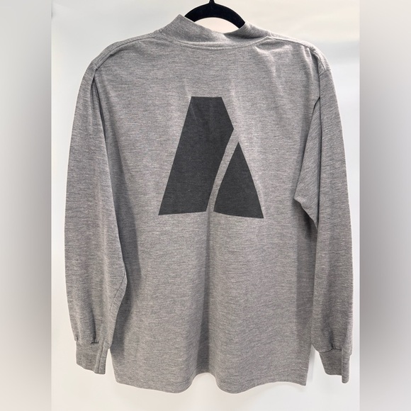 Gray Army Cotton Long Sleeve PT Shirt - Picture 4 of 6